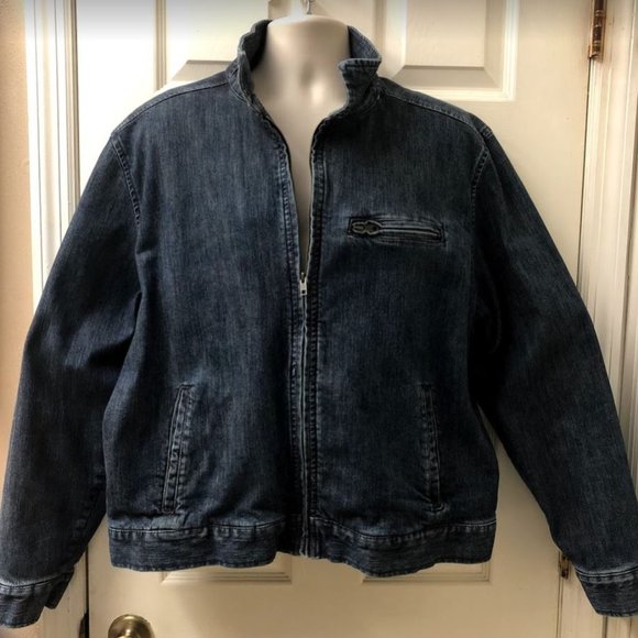 Vintage Eddie Bauer Mens Denim Jacket 